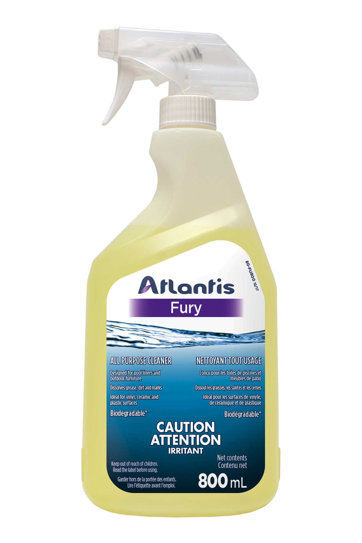 Nettoyant de surface FURY 800 mL