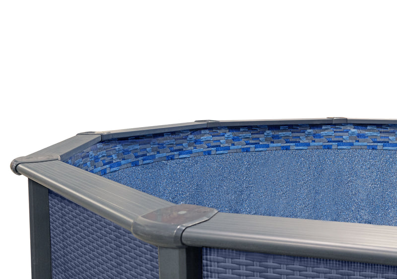 GoPool SKY resin above ground pool 24' with 52'' wall