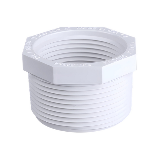 Anneau Réducteur (Vissé Mâle X Vissé Femelle) - PVC Schedule 40 Blanc