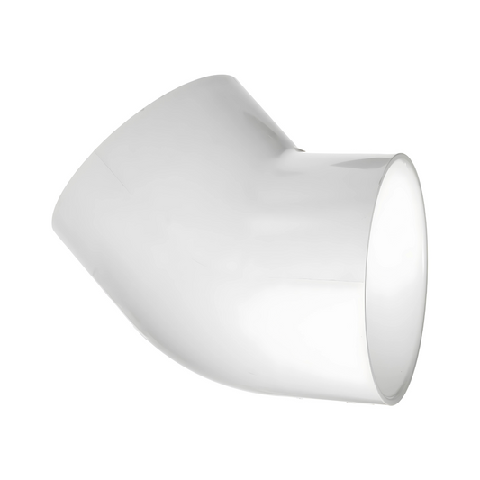 45° elbow (Glued X Glued) - PVC Schedule 40 White