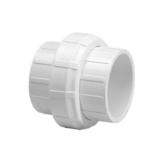 Union Dévissable (Collé Femelle X Collé Femelle) -  PVC Schedule 40 Blanc
