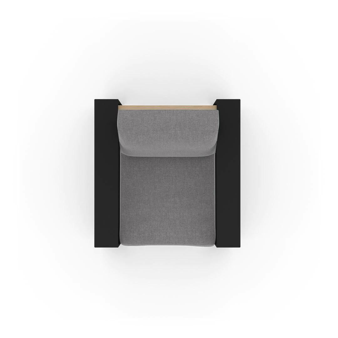 Small modern Muskoka chair with cushions