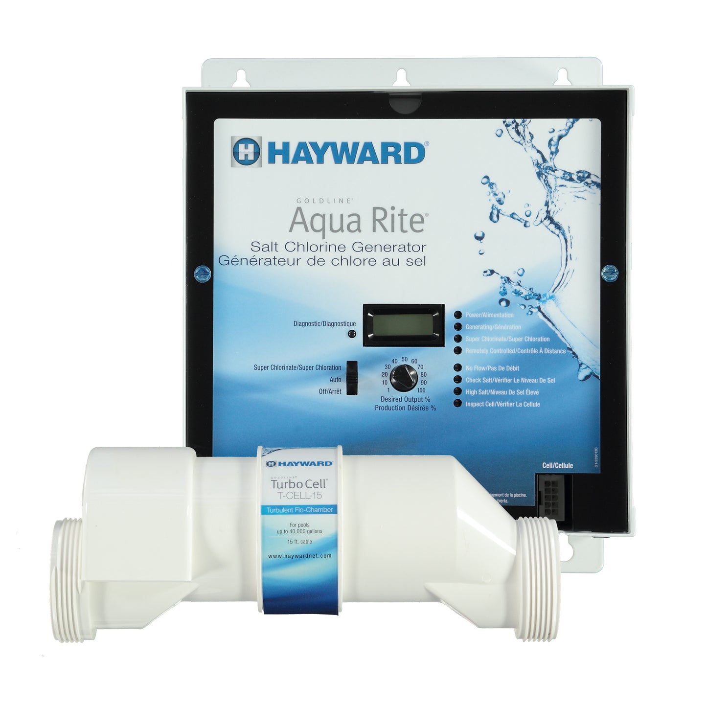 Hayward AquaRite XL (with TurboCell 9 - 95,000L /25,000 Gal)