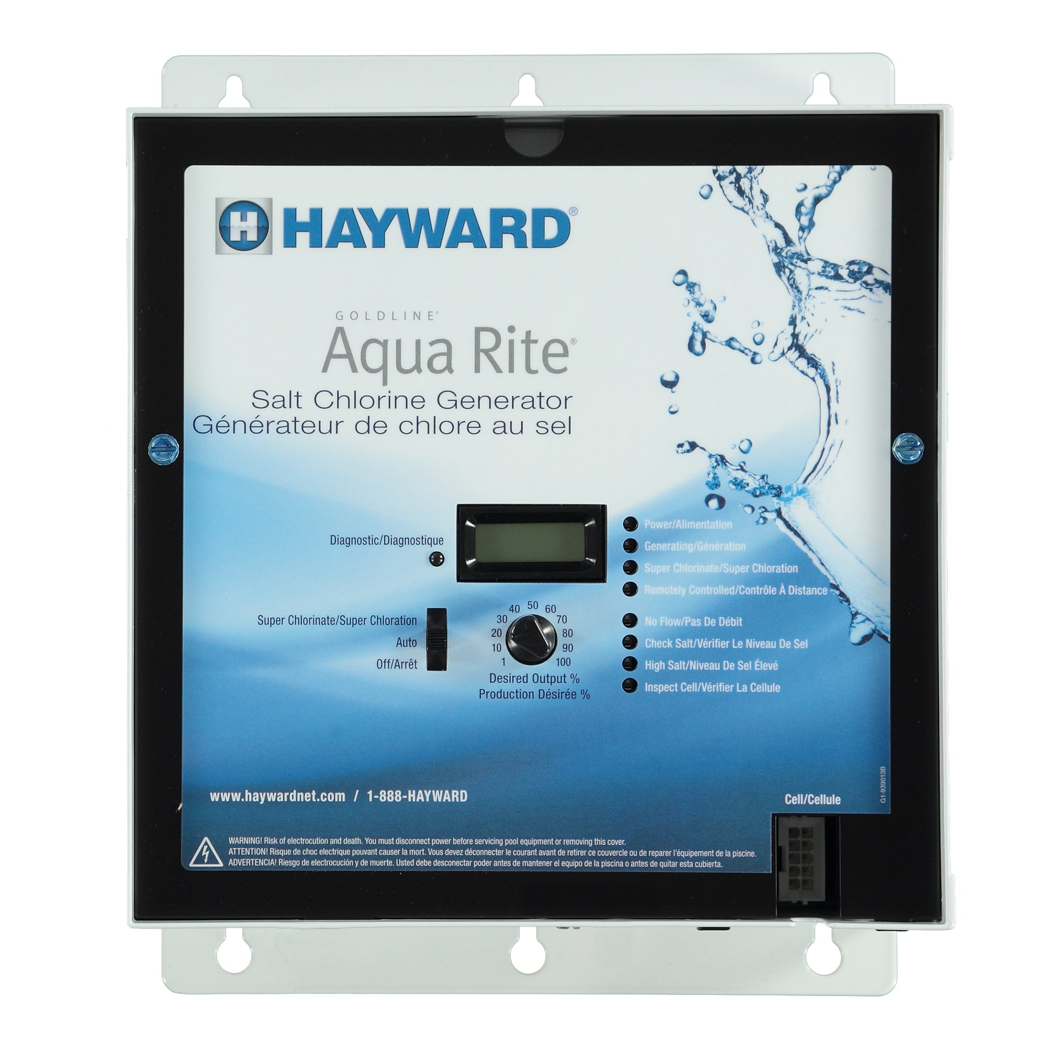 Hayward AquaRite XL (with TurboCell 3 - 60,000L /15,000 Gal)
