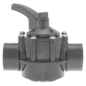 PVC 3-way valve 1.5" X 2"