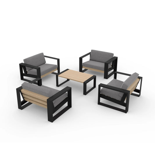 5 Piece Modern Muskoka Chair Set